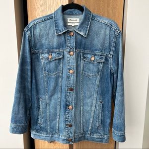 Madewell Oversized Denim Jacket size small